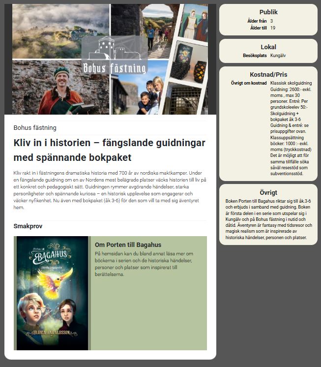 Historien blir ett äventyr – Ett kulturpedagogiskt koncept för barn och unga