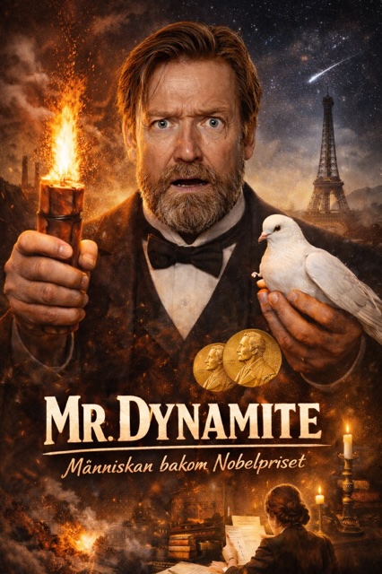 Mr, Dynamite – Människan bakom Nobelpriset – P turné i landet 2027